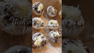 Day 19 of 30-Baked Stuffed Mushrooms #mushroom #30daychallenge #homemade #quickrecipe #foodchallenge