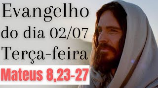 Evangelho do dia com reflexão, Terça-feira 02/07, Mt 8,23-27