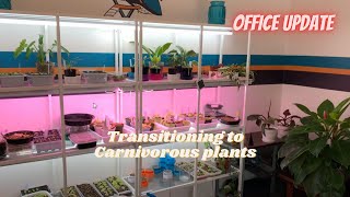 Office Update | It's a new year and I'm transitioning to carnivorous plants