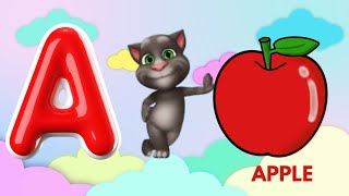 Phonics Song with TWO Words - A For Apple - ABC Alphabet Songs for Children #kids #education