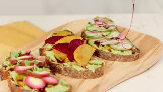 Avocado Toast with Soy Balsamic Glaze