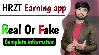 HRZT Earning app 2022 | hrzt earning app real or fake | hrzt Withdrawal | hrzt site | tech lecturer