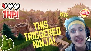 NINJA RAGE TRIGGERED ON FORTNITE MONTAGE