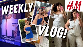 WEEKLY VLOG | NEW IN H&M + IF Premier Screening