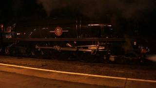 34028 Clan line in Shrewsbury on a test run 28.6.17