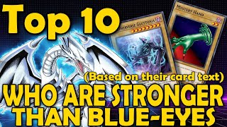 Top 10 Normal Monsters That Would Dominate the Blue-Eyes White Dragon (according to flavor text)