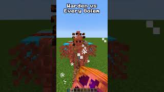 Minecraft Warden VS Every Golem #minecraft #shorts