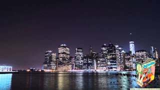 New York City Night Clouds and Star Trails Time Lapse by Zack In A Box