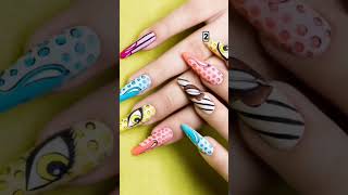 Unhas decoradas diferentes. #inspiraçõesdeunhas #nailart