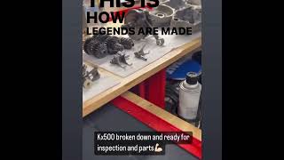 #kx500 Keps Performance inspecting my Kx500 for rebuild.  https://www.kepsperformance.com/