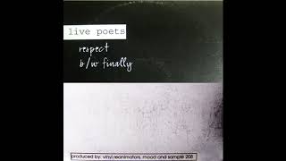 Live Poets - Respect / Finaly (1997 / Hip Hop / EP)