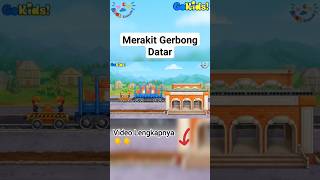 Merakit Gerbong Datar. Part 11 #gokids #animasi #gerbongdatar #keretaapi