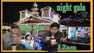 PART3 NIGHT GALA AT BURNHAM PARK BAGUIO CITY MASARAP ANG BREW COFFEE NILA 12AM KAMI NAKAUWE ENJOYING