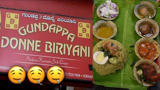 Best Donne Biryani || Gundappa Donne biryani || Bengaluru