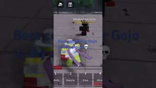 Best combos for Gojo in my opinion💀￼ #roblox