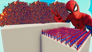 100x SPIDER-MAN + 2x GIANT vs EVERY GOD - Totally Accurate Battle Simulator TABS