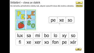 Písmena Q, W, X (skládání slov), SLABIKÁŘ 2, str. 63, cv.1 procvičování