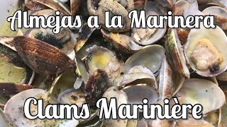 моллюски мариньер /clams a la marinera, рыбные рецепты, праздничные рецепты