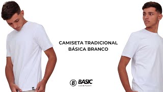 CAMISETA BÁSICA TRADICIONAL BRANCA