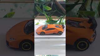 Tomica (2017) Lamborghini Huracan Performante (Matte Orange) Gold Outline Tomica Mainline Wheels