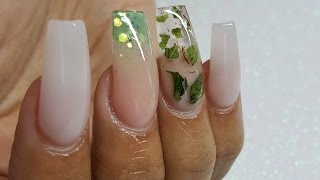 HOW TO: Encapsulated WEED nails, Happy 4/20 Nails