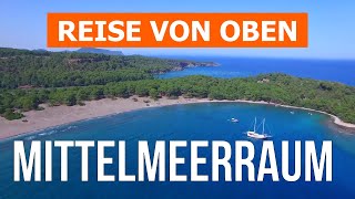 Mittelmeerraum von oben | Drohnenvideo in 4k | Türkei aus der Luft