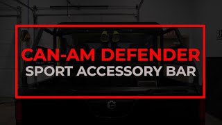 How to Install SuperATV's Sport Accessory Bar on the Can-Am Defender