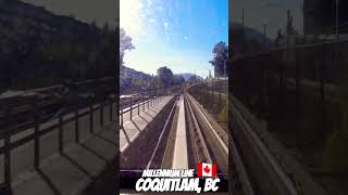 Millennium Line SkyTrain sailing through Coquitlam BC 🚊🍁🇨🇦