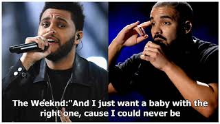 Did The Weeknd just fire shots at Drake's secret baby in his new song?