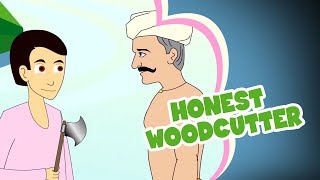 Honest Woodcutter - Gujarati Story For Children, Gujarati Varta, Cartoon, Gujarati Moral Story