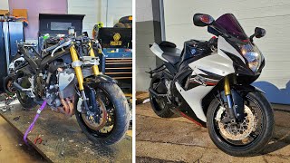 Restoring a SALVAGE GSXR 750! (Complete Start to Finish)