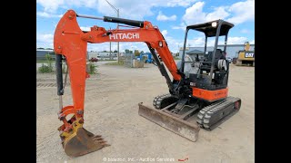 2015 Hitachi ZX35U-5N Mini Excavator - bidadoo