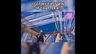 I got my first WIN of Fortnite’s new chapter 4 season! 😳 #fortnite #fortniteclips #gaming #short