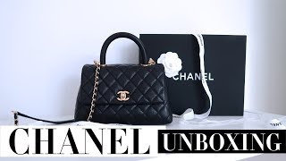 CHANEL MINI COCO HANDLE UNBOXING FULL REVIEW | ELIZA ARMAND