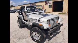 1994 Jeep Wrangler EFI 6 CYL 4.0.  5 SPEED FOR SALE  EZJEEPS.COM