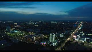 UzbDrone. Drone028. Hyatt Mehmonxonasi. Amir Temur koʻchasi. Navoiy koʻchasi.