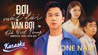 [KARAOKE] Đợi Một Đời Vẫn Đợi - Hồ Việt Trung x Đông Thiên Đức | TONE NAM