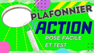 ✨Comment poser un plafonnier ? Applique Action connectée💡 : Pose et TEST🎉