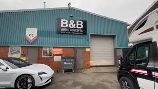 Custom Motorhome Audio and Visual Upgrade at B&B Audioconcepts Cardiff