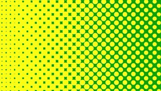 green dots and a yellow circles background remake