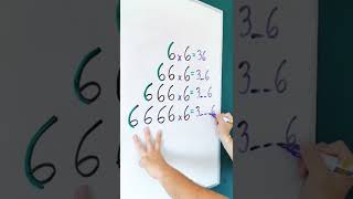 عملية الضرب بطريقة بسيطة جدا.. #الرياضيات #math #수학 #अंक