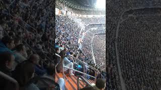 Real Madrid Stadium "Santiago Bernabeu" before the total refurbishment (in 2015). STUNNING MEMORY !