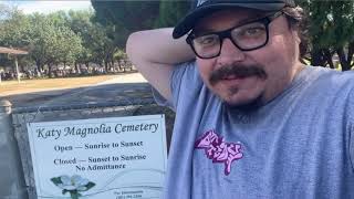 Visiting the grave of Daniel Johnston