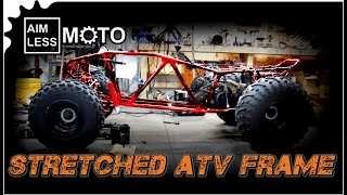 Frame Stretch and Fab Work | Quadrunner SXS | ATV to Buggy Build Part 4