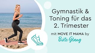 Schwangerschaftsgymnastik & Toning: 20 Minuten | 2. Trimester | LILLYDOO Fitnessexpertin Birte Glang