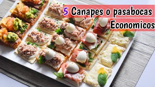 Pasabocas o Canapés económicos y fáciles de hacer/ Cocina con Kaju