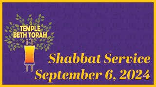 Shabbat Evening Service - September 6, 2024