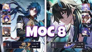 Memory of Chaos 8 - Blade & Dan Heng IL | Full stars 1.6.2 (Honkai: Star Rail)