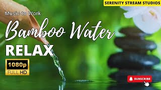 Bamboo Water Fountain and Healing Piano Music - Relaxing Music, Sleep Music, Spa Music, Piano