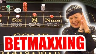 🔥SHES AGGRESSIVE🔥 30 Roll Craps Challenge - WIN BIG or BUST #408